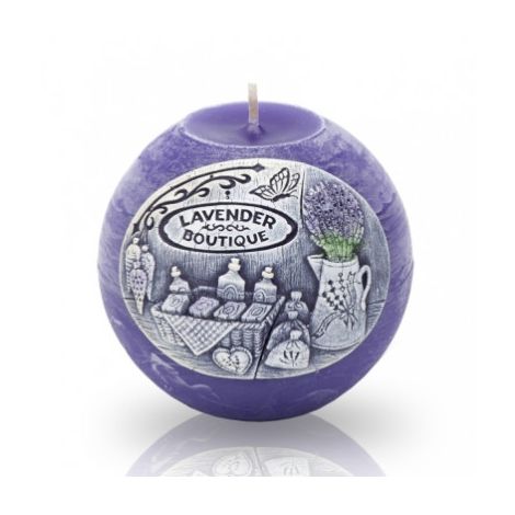 Świeca Bartek Kula 10cm, Lavender Boutique